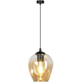 Emibig Istar lampa wisząca 1x60W czarny/miodowy 677/1