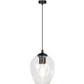 Emibig Istar lampa wisząca 1x60W czarny/przezroczysty 679/1