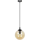 Emibig Cosmo lampa wisząca 1x40W czarny/bursztynowy 713/1