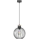 Emibig Barbado lampa wisząca 1x60W czarna 754/1