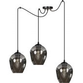 Emibig Level lampa wisząca 3x60W czarny/grafitowy 757/3