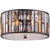 Elstead Lighting Gemma plafon 3x60 W przezroczysty-brązowy vintage HK-GEMMA-F-VBZ