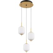 Globo Lighting Ewald lampa wisząca 3x20 W mosiądz 15217-3