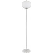 Globo Lighting Blacky I lampa stojąca 1x60W nikiel mat/szkło opalizowane 15345SNO