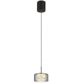 Globo Lighting Fogsy lampa wisząca 1x6 W czarna 15634