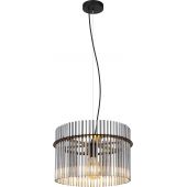 Globo Lighting Gorley lampa wisząca 1x60W czarny mat/przydymiony 15698H