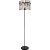 Globo Lighting Gorley lampa stojąca 1x60W czarny mat/przydymiony 15698S