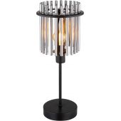 Globo Lighting Gorley lampa stołowa 1x40W czarny mat/przydymiony 15698T