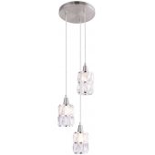 Globo Lighting Wolli lampa wisząca 3x40W chrom/kryształ 15760-3