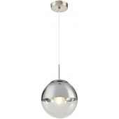 Globo Lighting Varus lampa wisząca 1x40W chrom/przezroczysty 15851