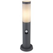 Globo Lighting Boston lampa stojąca zewnętrzna 1x30W antracyt/opal 3158AS