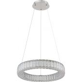 Globo Lighting Mucky lampa wisząca 1x50W chrom/kryształ 67162-50