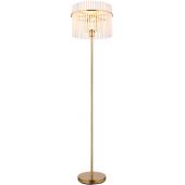 Globo Lighting Gorley lampa stojąca 1x60 W biała-przezroczysta-złota 15698SM