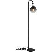 Globo Lighting Dalton lampa stojąca 1x10 W czarna-przydymiona 15885S