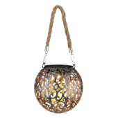 Globo Lighting Solar lampa solarna wisząca 1x0,06 W czarny 36744