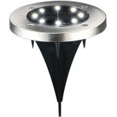 Goldlux Solly lampa  solarna gruntowa srebrna 330246