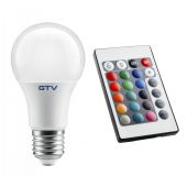 GTV żarówka LED 1x9 W 3000 K E27 LD-PC2A60RGBW-9W