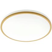 GTV Tula plafon 1x24 W biały-złoty LD-TUL24W-NW-40