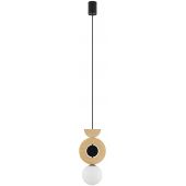 Nowodvorski Lighting Drops Wood lampa wisząca 1x12 W czarna 11174