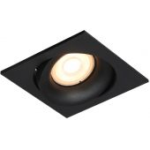 Italux Ponar lampa podsufitowa 1x10 W czarna DL-26451-GU10-BK