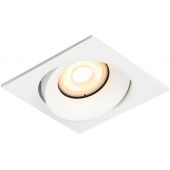 Italux Ponar lampa podsufitowa 1x10 W biała DL-26451-GU10-WH