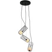 Italux Coco lampa wisząca 3x25 W czarna MDM-3941/3BK