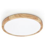 Italux Alata plafon 1x24 W drewno PLF-72836-300R-24W-WO