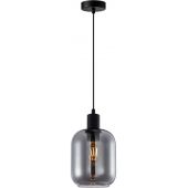 Italux Zona lampa wisząca 1x40 W czarna PND-29258S-1-BK-SG