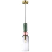 Italux Manso lampa wisząca 1x40 W złota PND-37462D-MC-GD