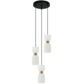 Italux Monza lampa wisząca 3x40 W mosiądz PND-57602-3-BK+BRO