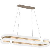 Italux Sopla lampa wisząca 1x56 W biała PND-63728-56W-3K-GD