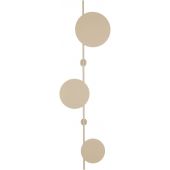 Kaja Talar kinkiet 3x10 W beżowy K-5805