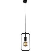 Kaja Geo lampa wisząca 1x60W czarna K-3830