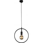 Kaja Geo lampa wisząca 1x60W czarna K-3833