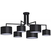 Kaja Simone Black lampa podsufitowa 6x60W czarna K-4321