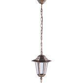 Kaja Standard lampa wisząca zewnętrzna 1x60W czarna/złota K-5009HCZARNY/ZŁOTY