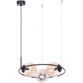 Kaja Venta lampa wisząca 3x40 W czarna-bursztynowa K-5124