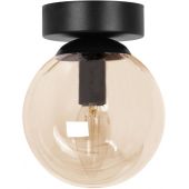 Kaja Piro lampa podsufitowa 1x10 W czarna-bursztynowa K-5366