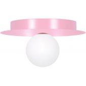 Kaja Robin lampa podsufitowa 1x10 W biała-różowa K-5443