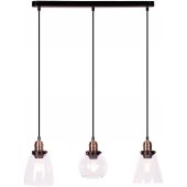 Kaja Samanata lampa wisząca 3x40W czarna K-8036A-3