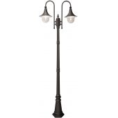 Kaja Boston lampa stojąca zewnętrzna 2x60W czarna K-8132CZARNY