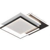 Kaja Lagos lampa podsufitowa 1x40W LED czarny/biały K-8193