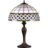 Kaja Tifany lampa stołowa 1x60W wielokolorowa K-G162208