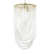 King Home Murano L lampa wisząca 3x40W złoty/przezroczysty JD9607-L.GOLD