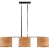 Lampex Koris 3L lampa wisząca 3x60W brązowa 989/3L