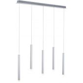 Leuchten Direkt Bruno lampa wisząca 5x4,8W aluminium/biała 15205-95