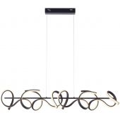 Leuchten Direkt Curls lampa wisząca 4x10,2W czarna 19033-18