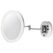 Leds C4 Reflex lusterko kosmetyczne 23x23 cm okrągłe z oświetleniem chrom 75-5314-21-K3