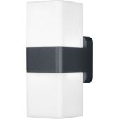 Ledvance Smart+ WiFi Cube kinkiet zewnętrzny 1x13,5W LED ciemny szary/biały