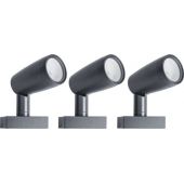 Ledvance Smart+ WiFi Garden Spot lampa gruntowa 3x5W LED RGBW ciemny szary